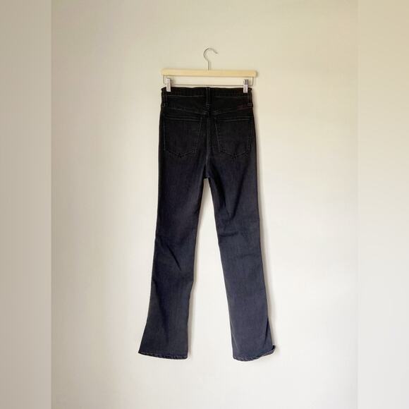 Madewell Skinny Flare Jeans in Bellhaven Wash Slit-Hem Edition Size 26 - Picture 4 of 7